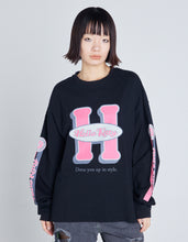 画像をギャラリービューアに読み込む, HELLO KITTY x little sunny bite long tee / BLACK