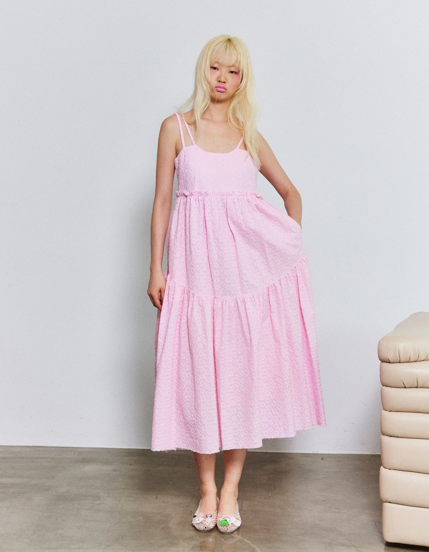 star long dress / PINK