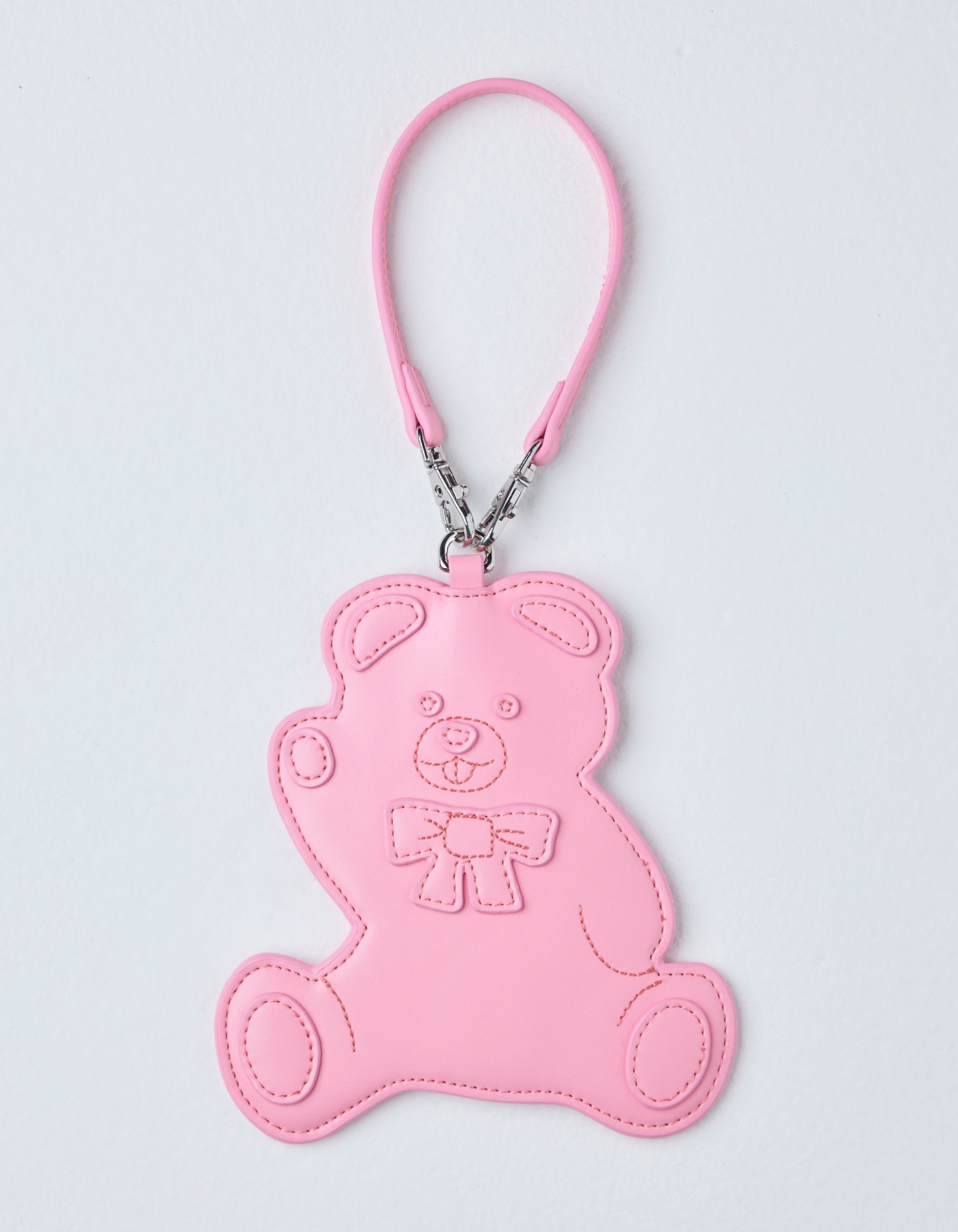 little sunny bite (リトルサニーバイト)bear card charm / PINK