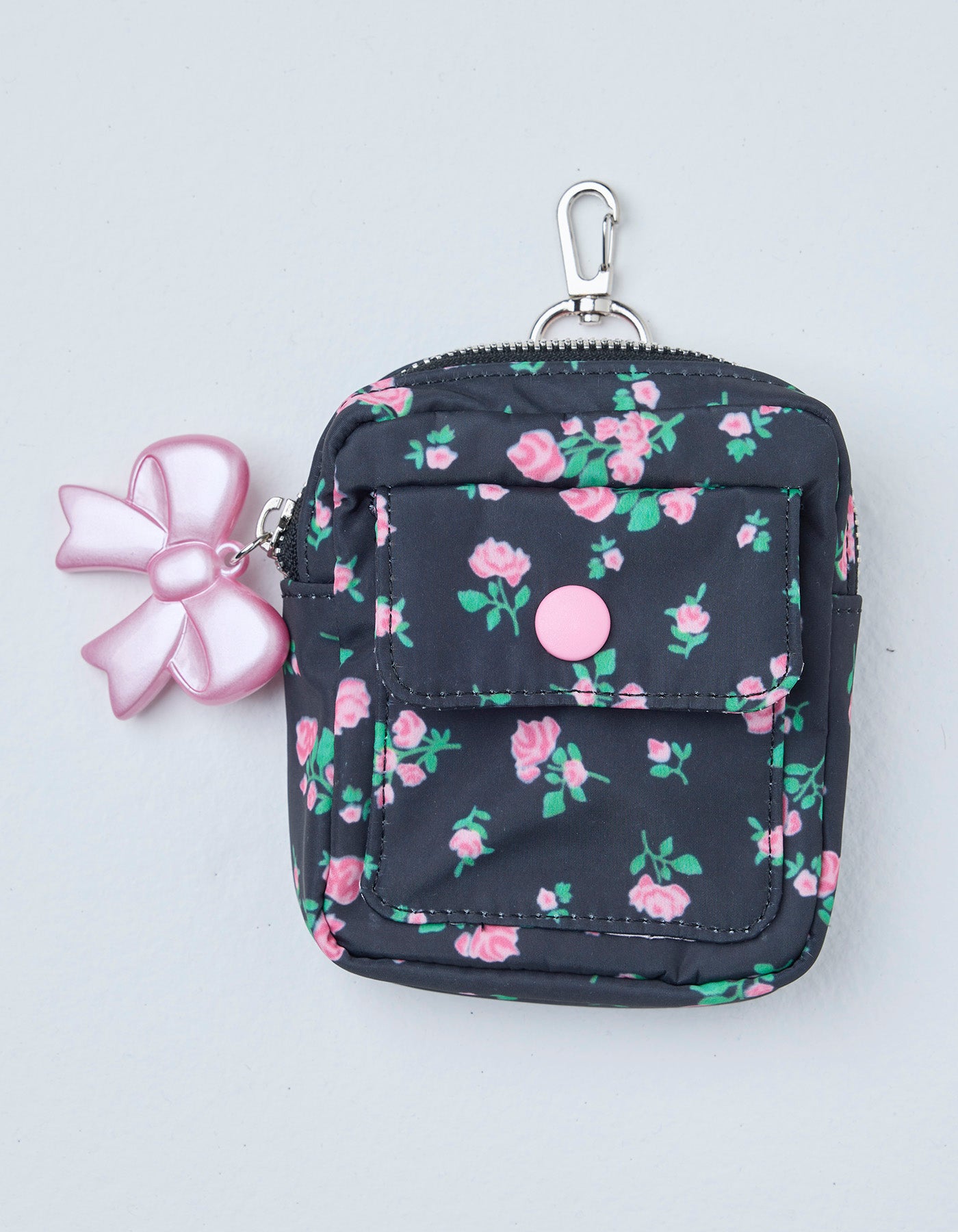 little sunny bite (リトルサニーバイト)floral mini bag / BLACK