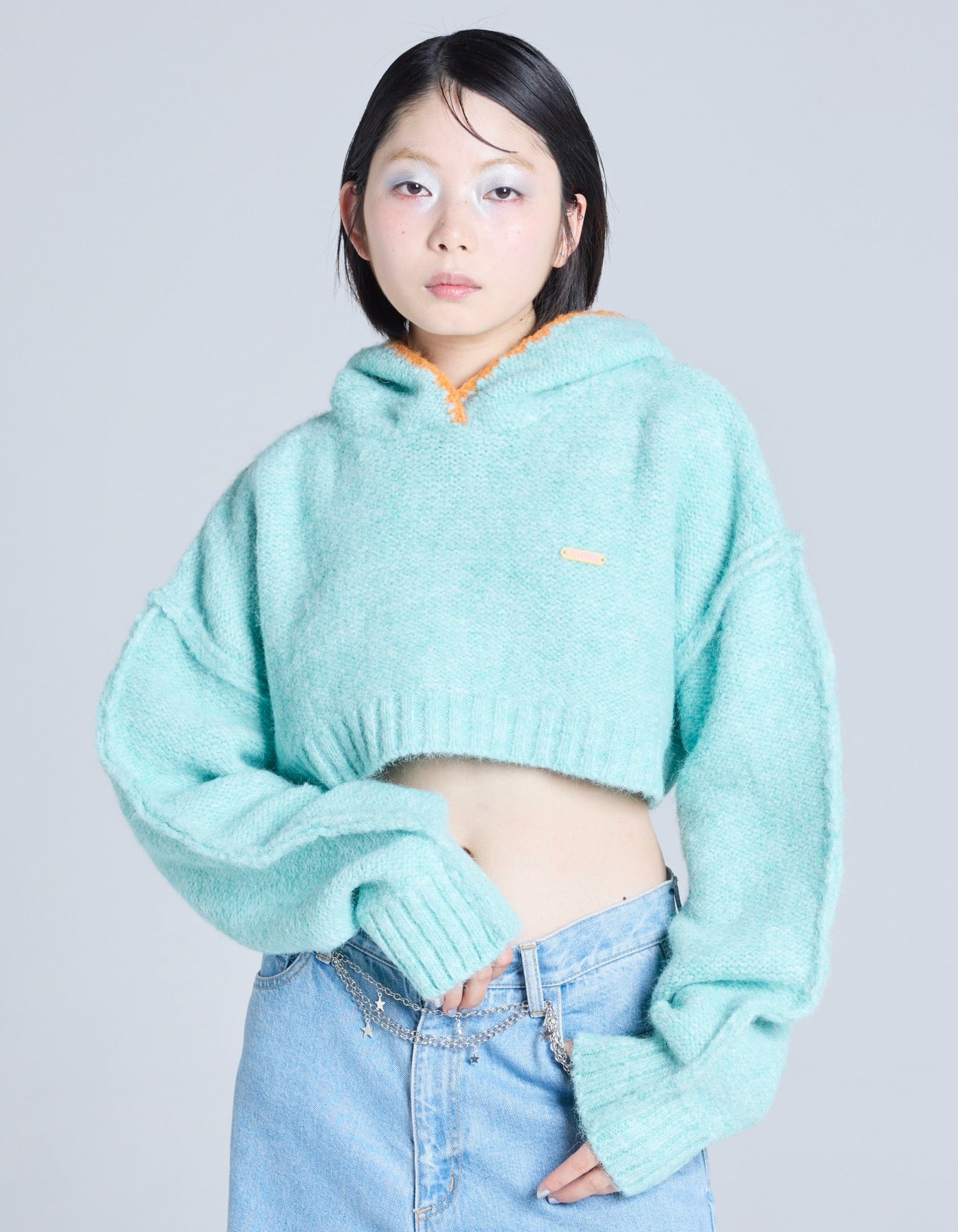 little sunny bite (リトルサニーバイト)short knit / GREEN – little