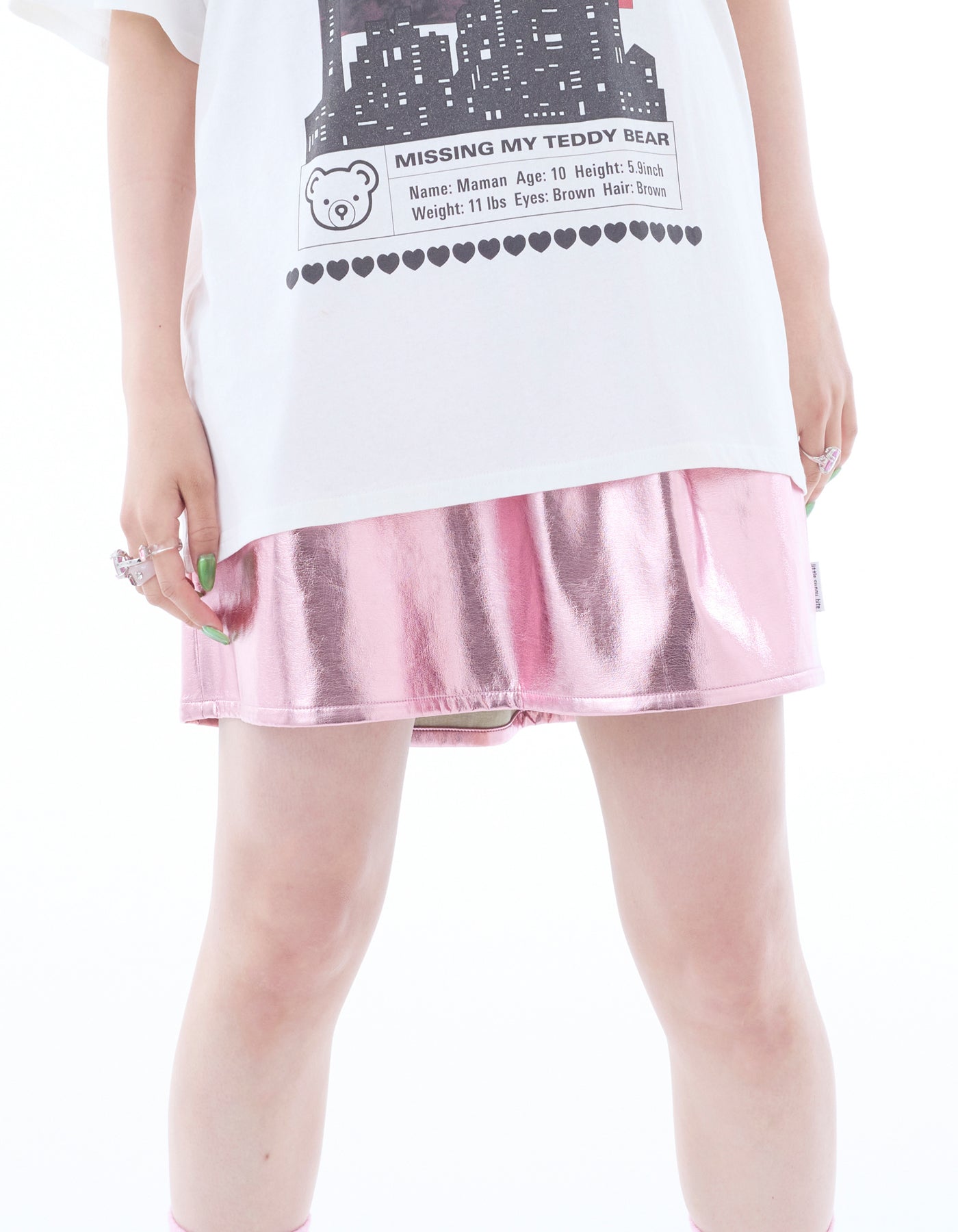 glitter skirt / PINK