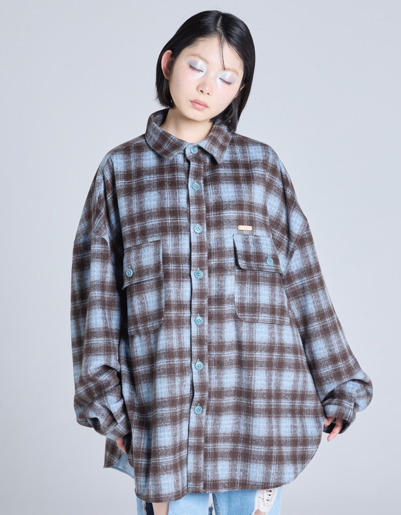 little sunny bite (リトルサニーバイト)sporty mesh big tee / BLACK