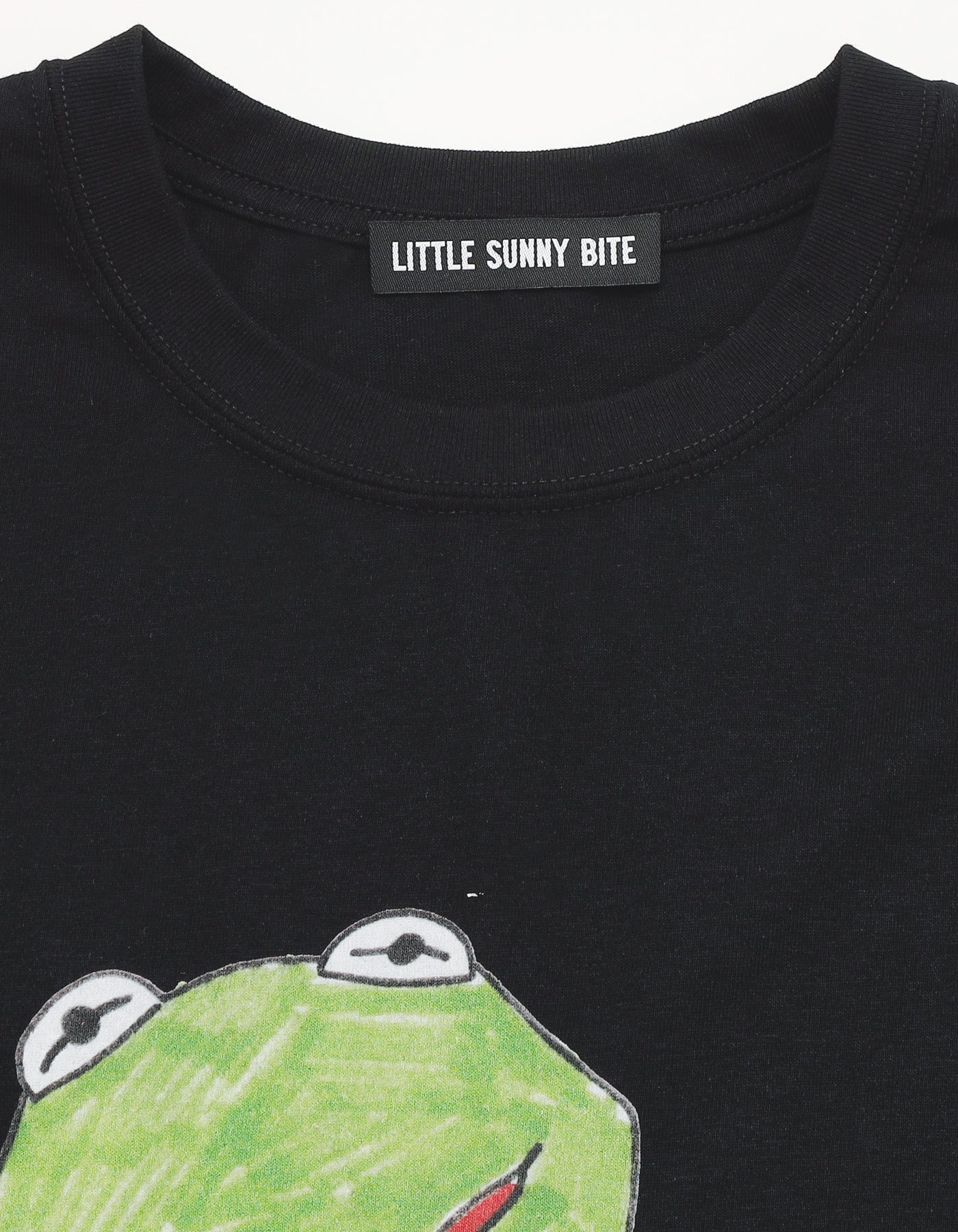 the frog big tee / BLACK