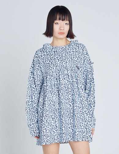 LSB leopard dress / BLUE