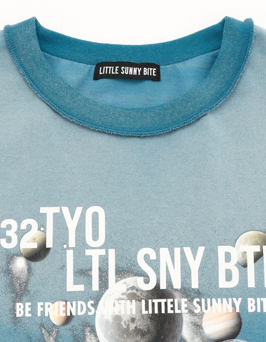 cosmic big tee / BLUE