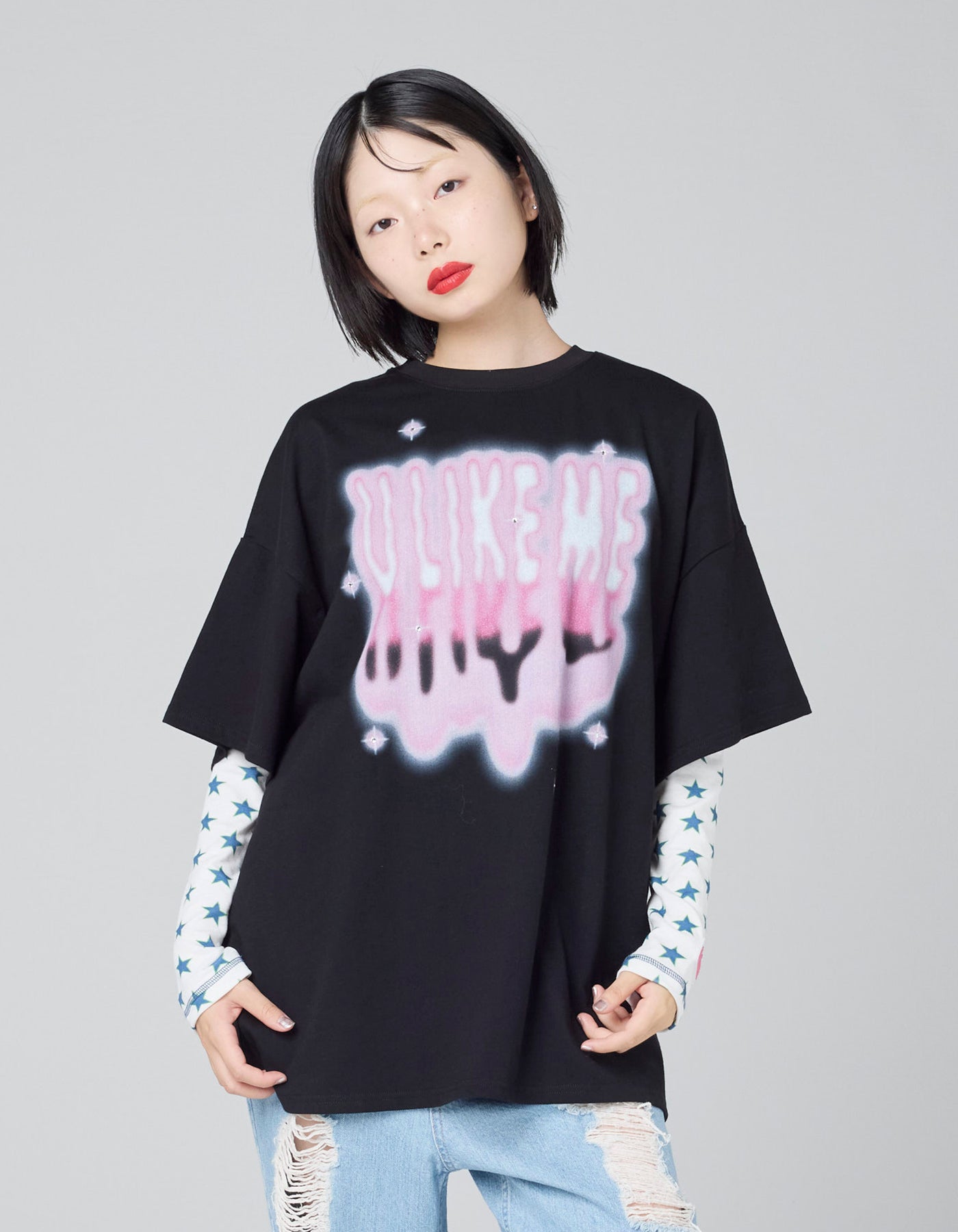 little sunny bite (リトルサニーバイト)big tee / BLACK – little