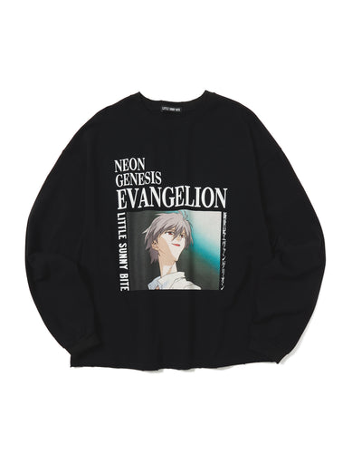 evangelion x little sunny bite long tee / BLACK