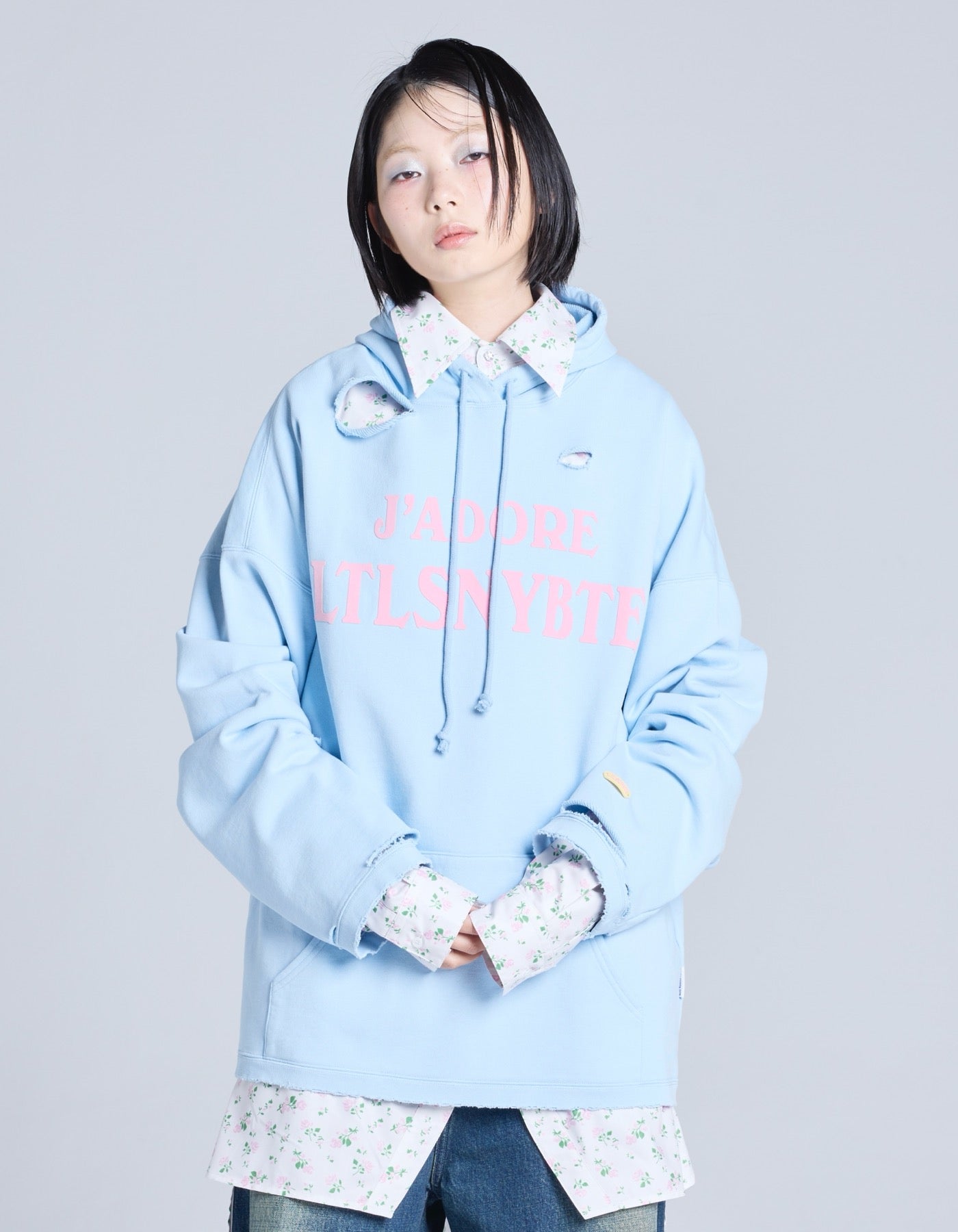 Jadore LSB hoodie / BLUE