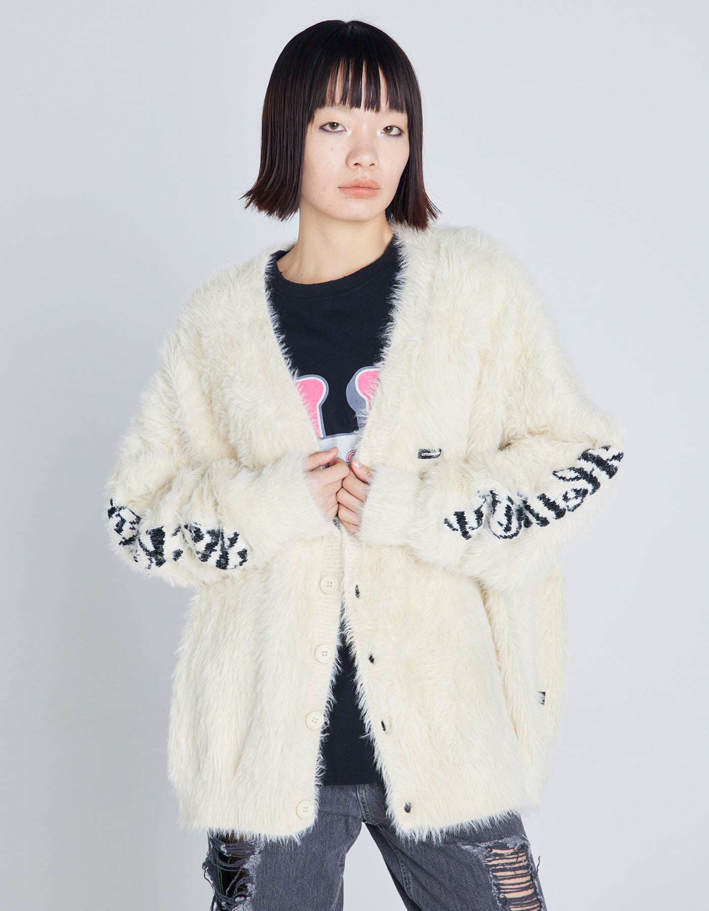 HELLO KITTY x little sunny bite cardigan / WHITE