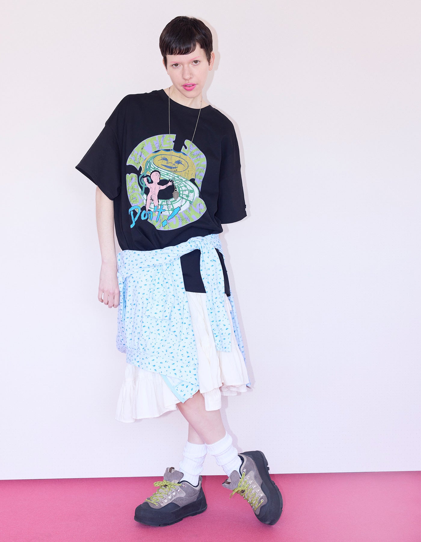 little sunny bite (リトルサニーバイト)logo big tee / BLACK