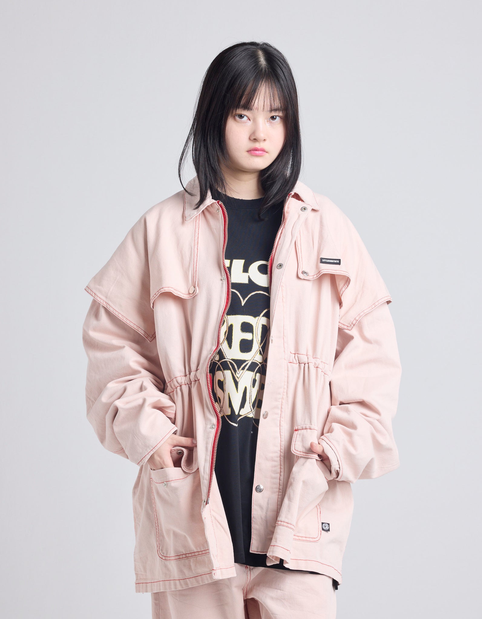 twill jacket / PINK