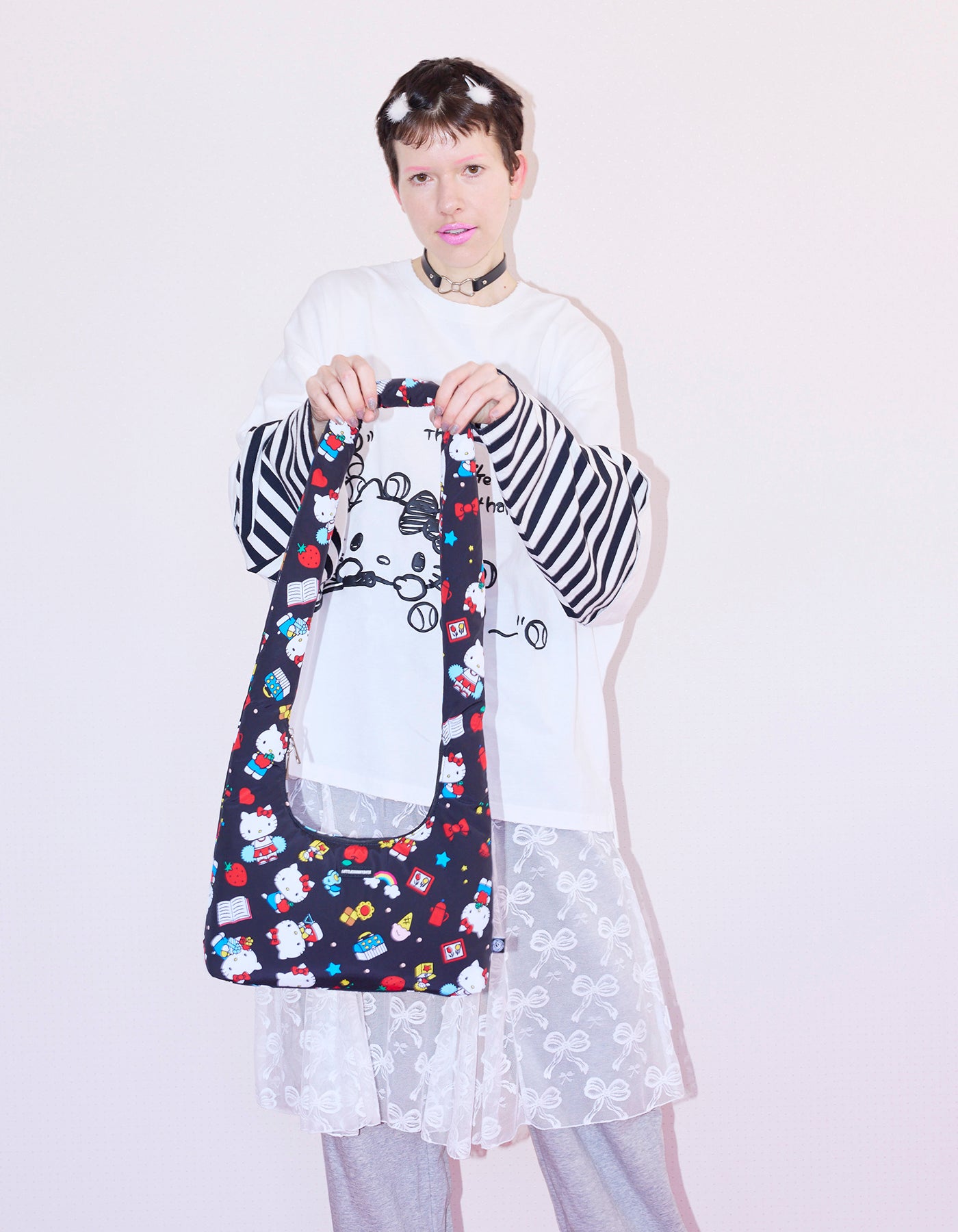 バッグ hello kitty xlittle sunny bite print bag little sunny bite (リトルサニーバイト)hello kitty x little sunny