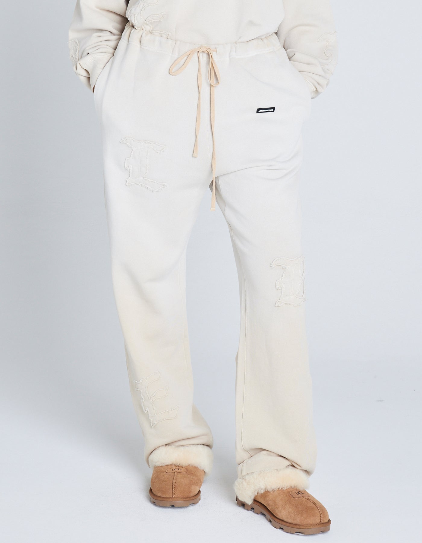 gradation sweat pants / BEIGE