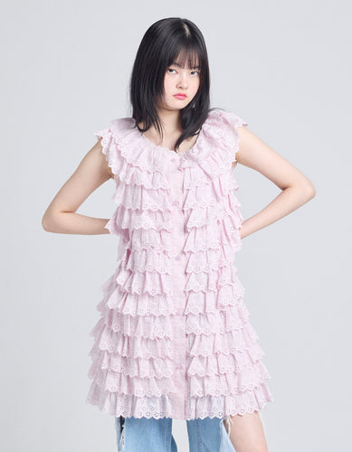 lace dress / PINK