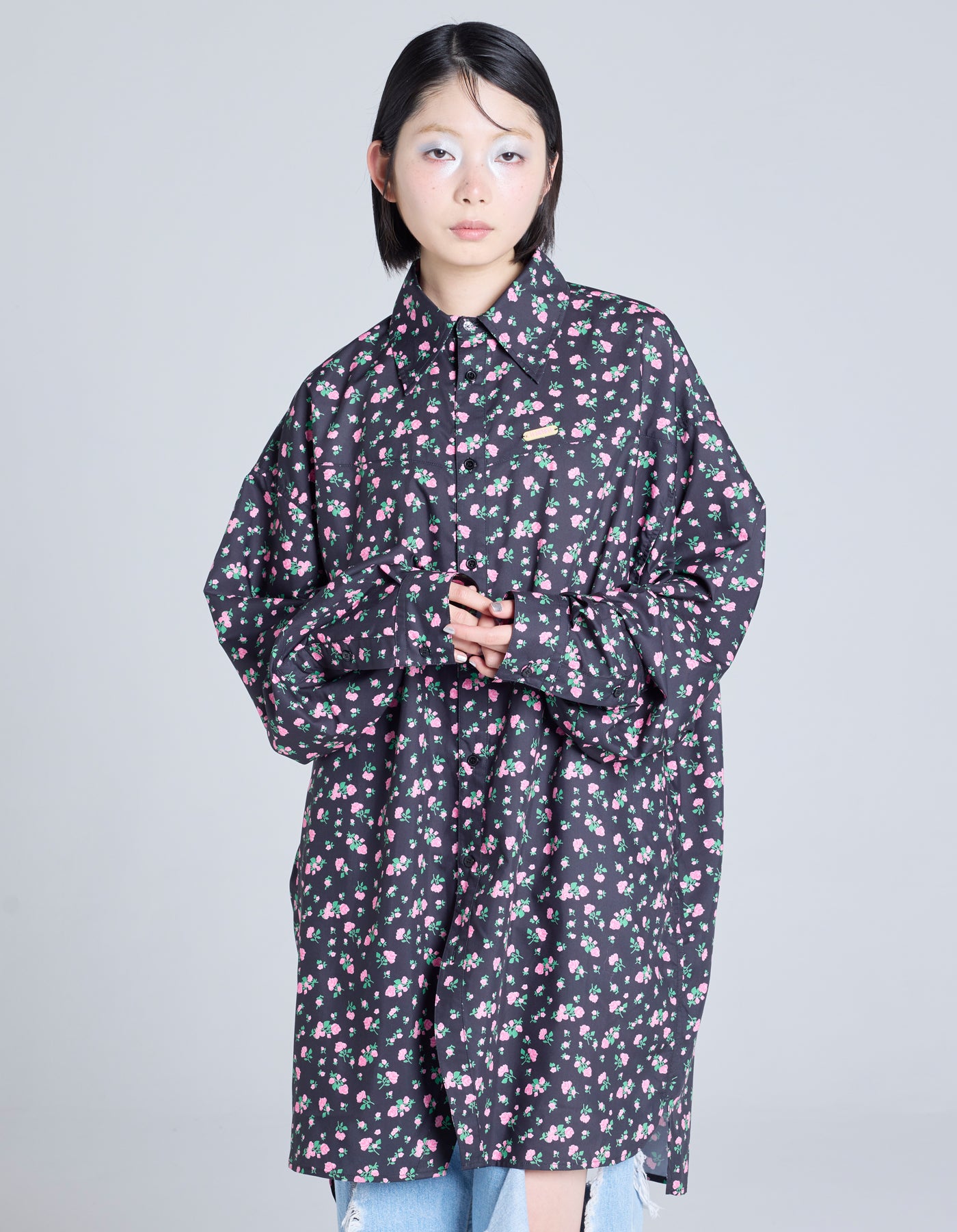 floral shirts / BLACK