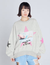 画像をギャラリービューアに読み込む, Valerie Phillips x little sunny bite photo sweat top / HEATHER GRAY