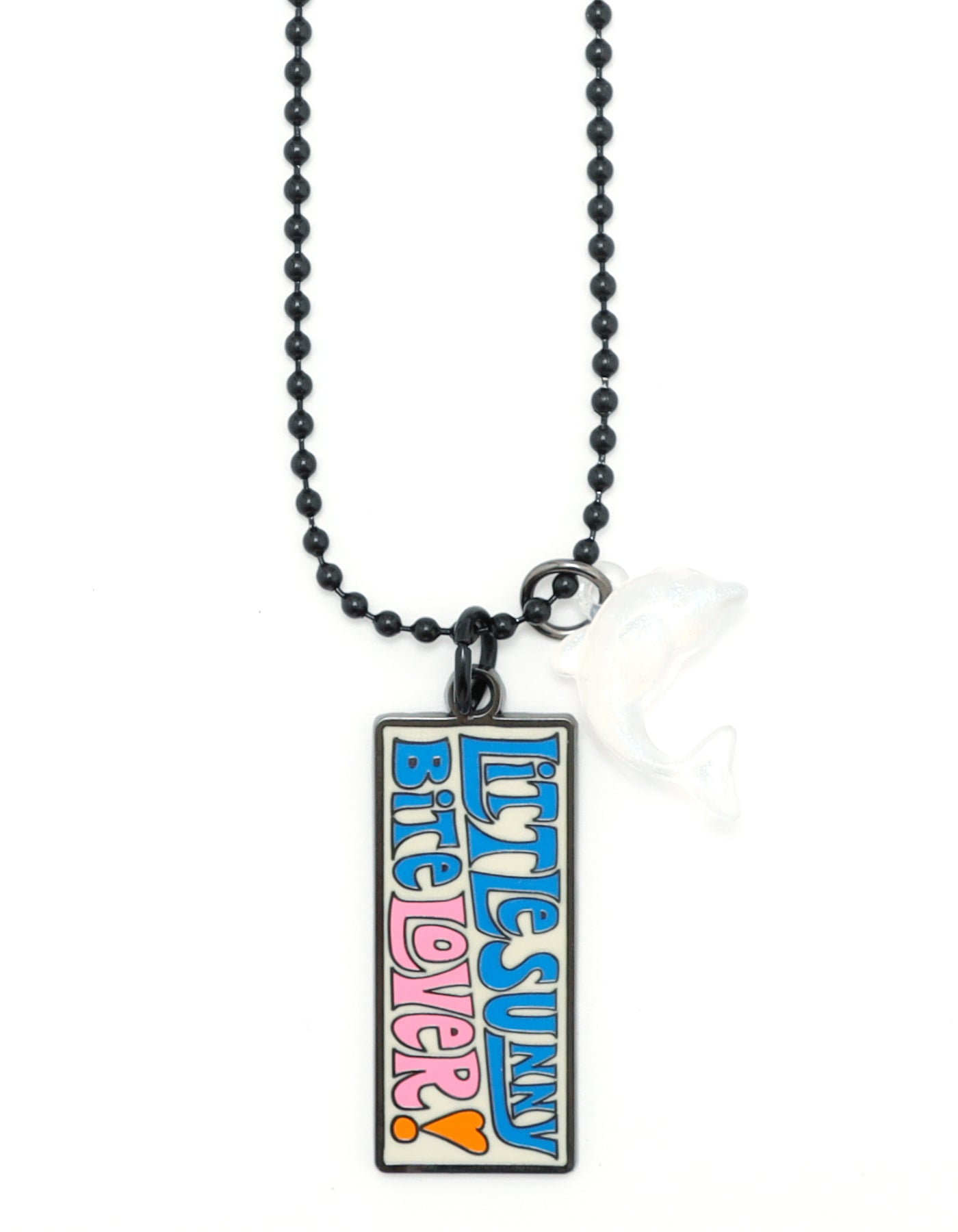 little sunny bite (リトルサニーバイト)plate.necklace / PURPLE
