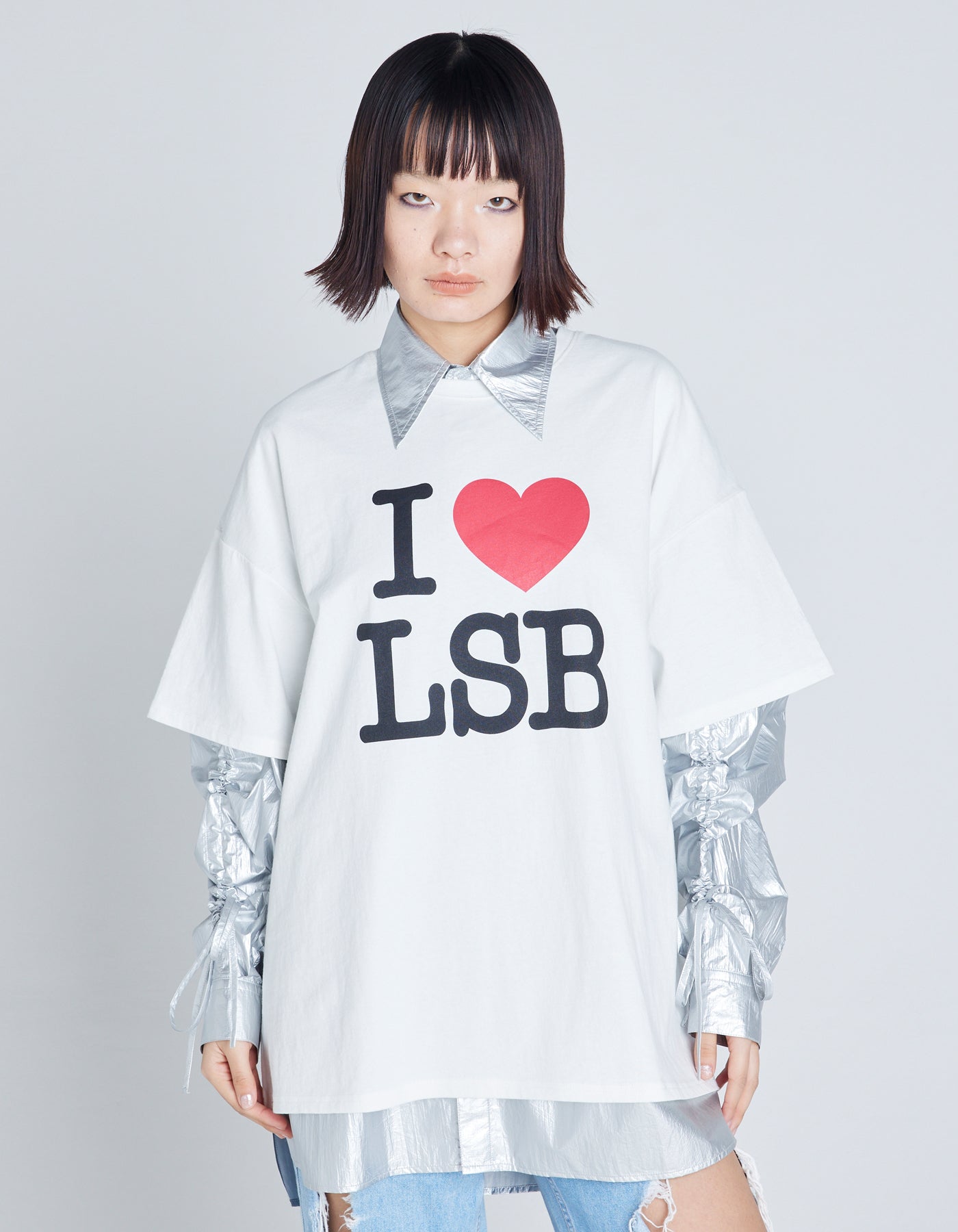 I love LSB big tee / WHITE