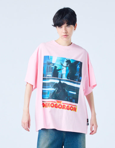 【PRE-ORDER】stranger things x little sunny bite demogorgon tee / PINK