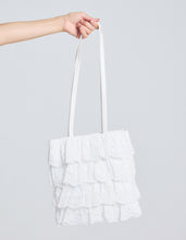画像をギャラリービューアに読み込む, bear lace bag / WHITE