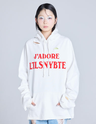 Jadore LSB hoodie / WHITE