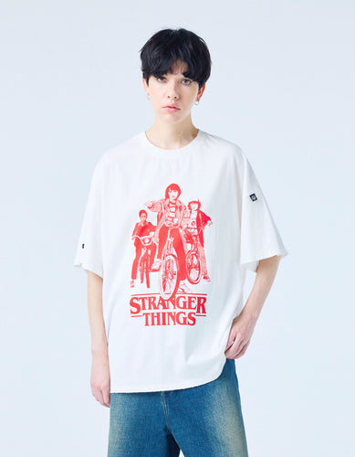 【PRE-ORDER】stranger things x little sunny bite graphic big tee / WHITE