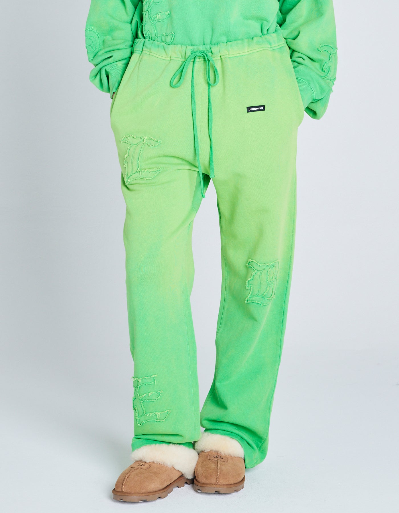 gradation sweat pants / GREEN