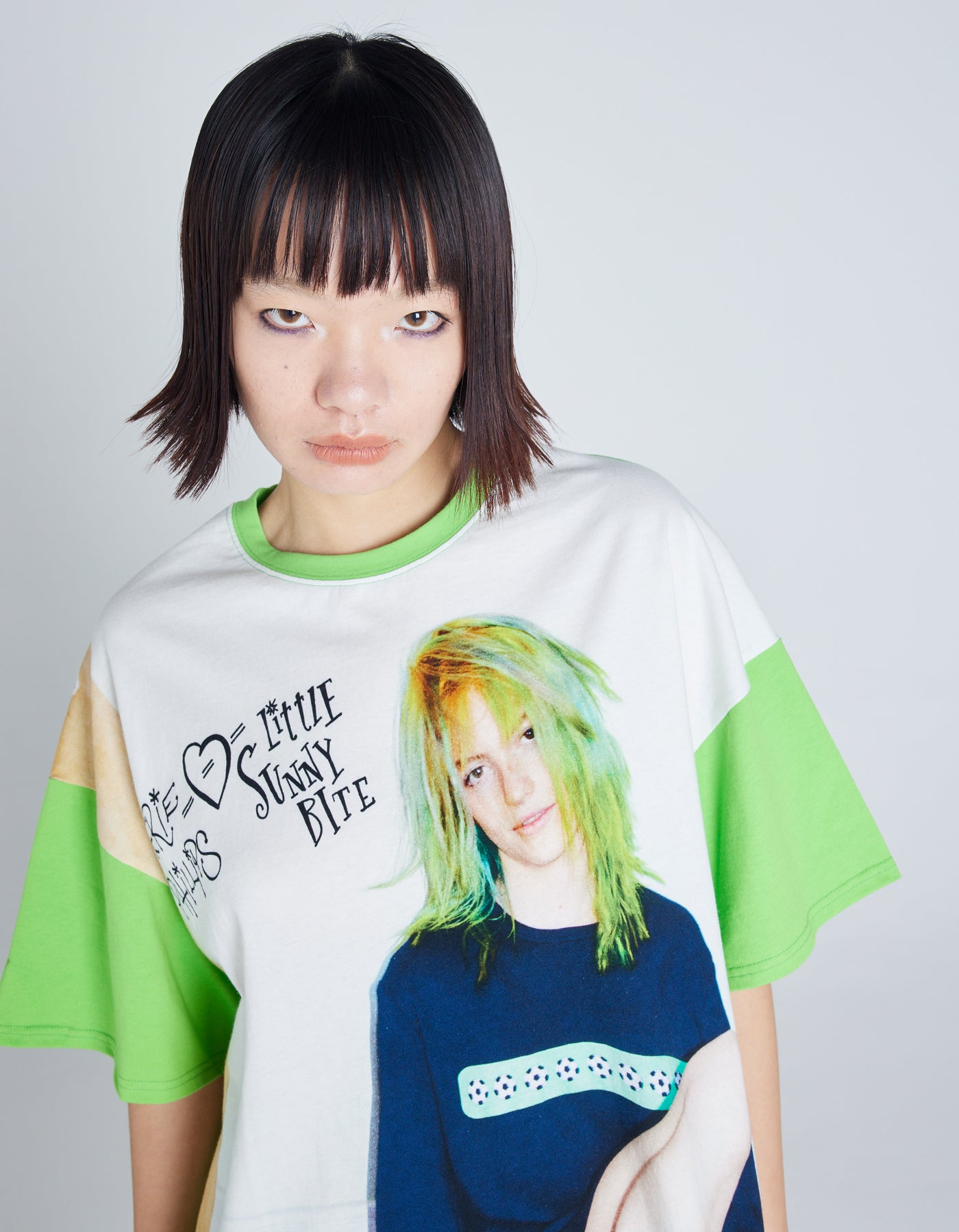 little sunny bite Valerie Phillips x little sunny bite photo long tee ヴァレリー・フィリップス フォトロングTシャツ lsb-ltop-043a トップス little sunny bite Valerie Phillips x photo long tee
