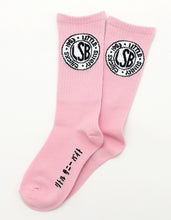 画像をギャラリービューアに読み込む, LSB logo socks / PINK
