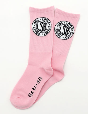 LSB logo socks / PINK