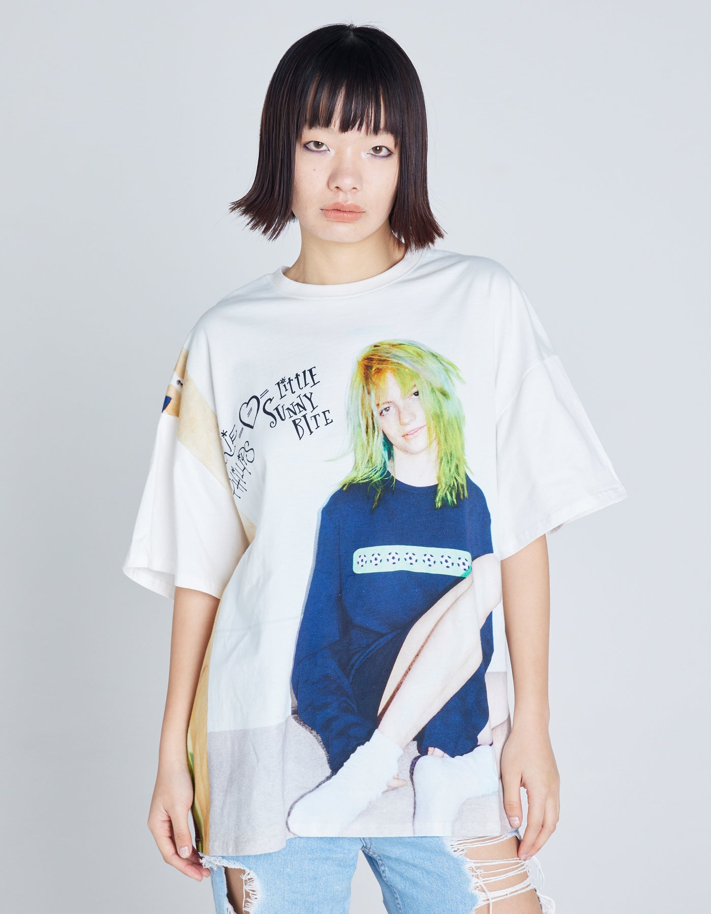 Valerie Phillips x little sunny bite photo tee / WHITE