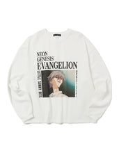 画像をギャラリービューアに読み込む, evangelion x little sunny bite long tee / WHITE