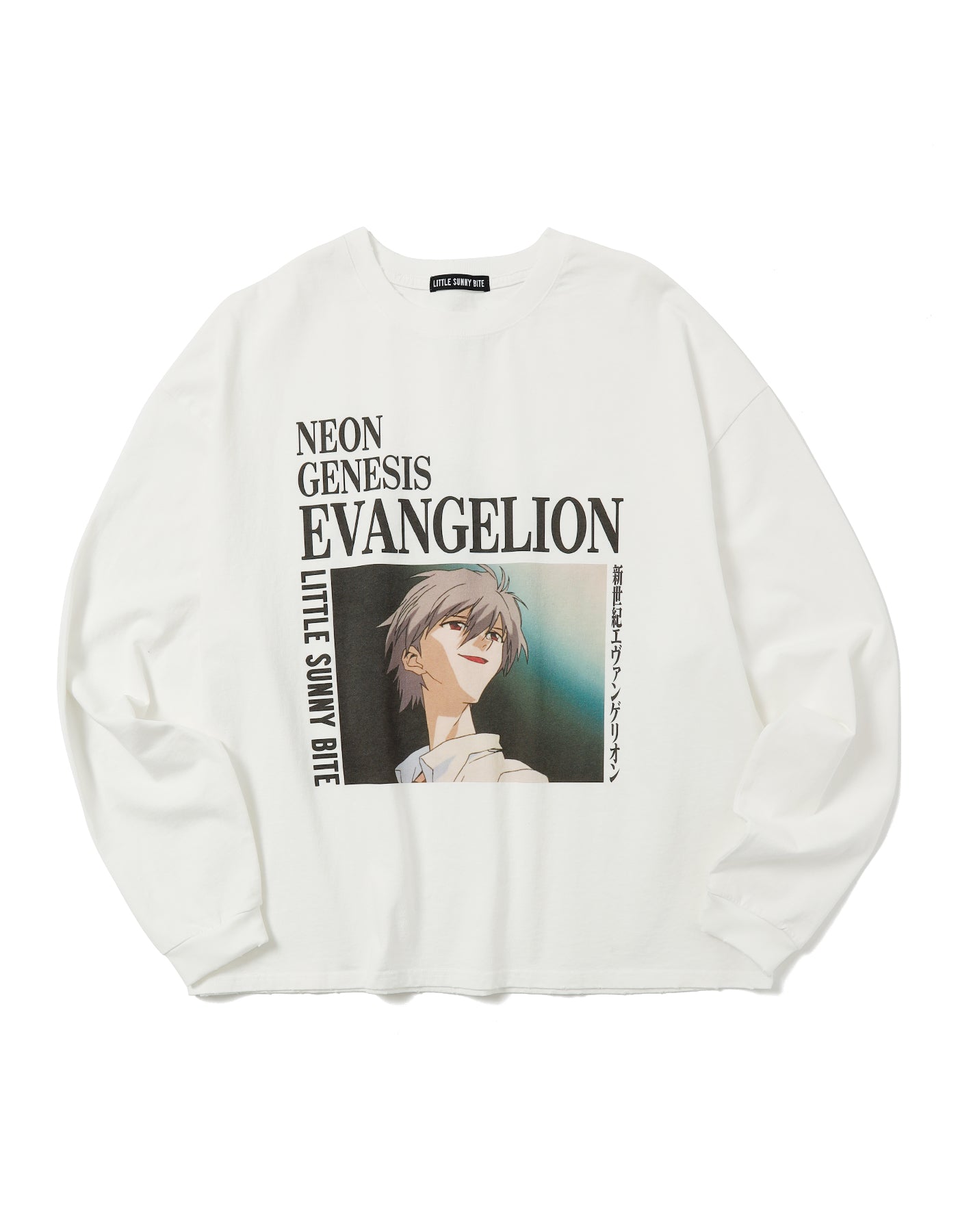 evangelion x little sunny bite long tee / WHITE