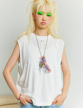 画像をギャラリービューアに読み込む, 2way summer tank dress / WHITE