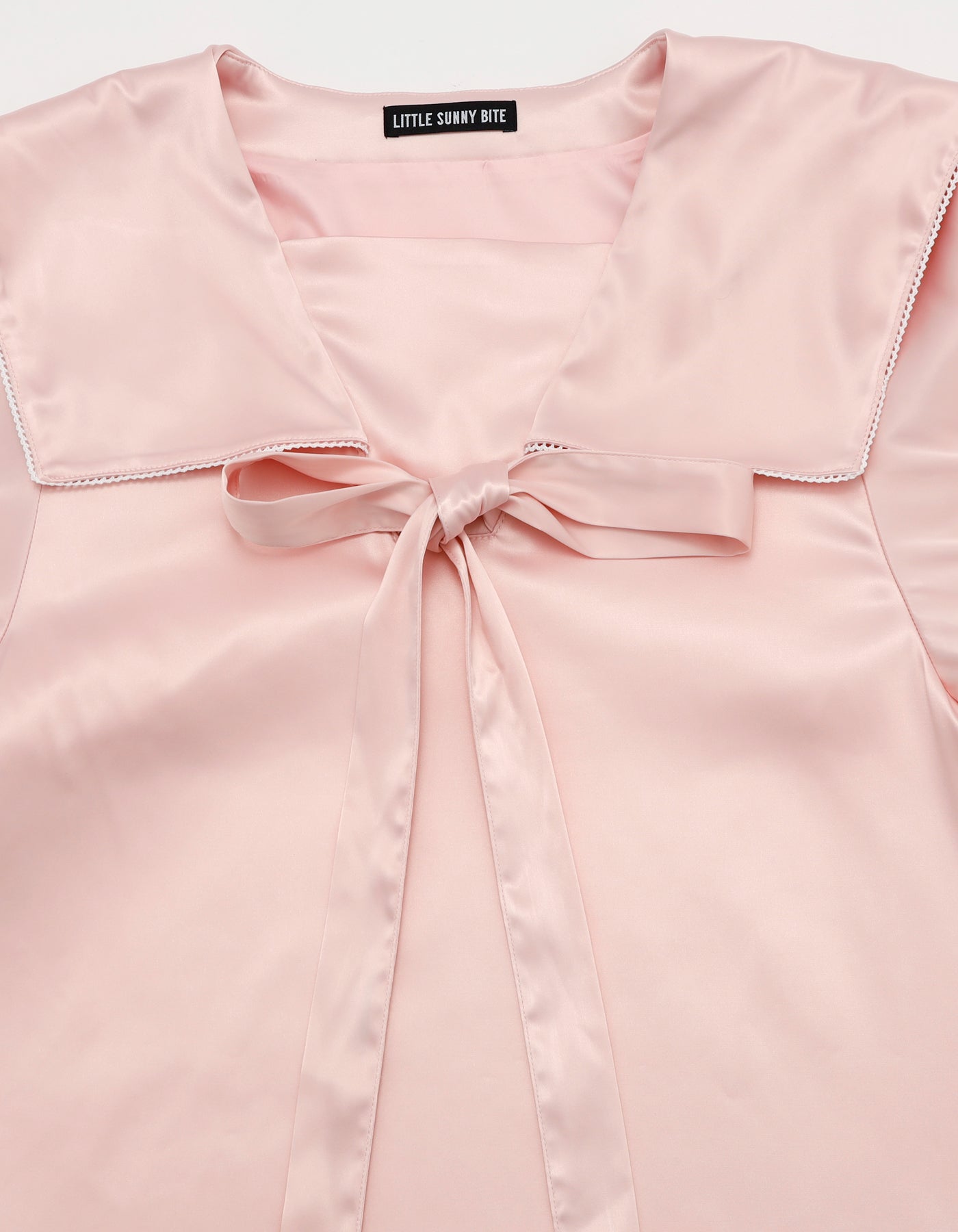 satin sailor dress / PINK