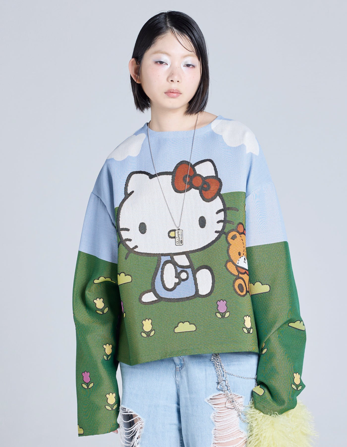 hello kitty x little sunny bite top / ONE COLOR