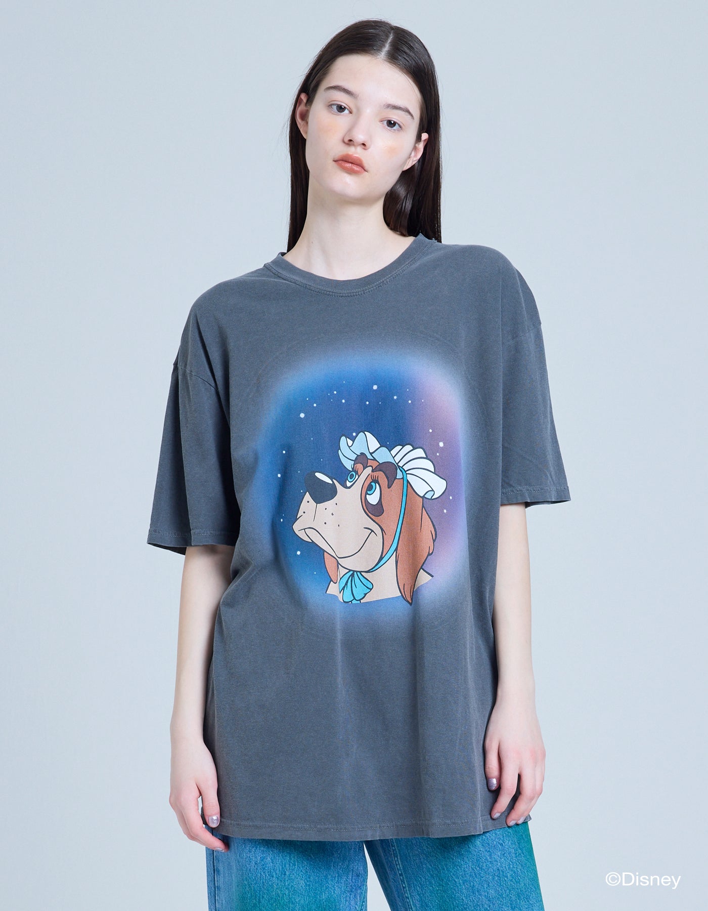 nana big tee  / BLACK