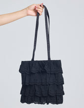 画像をギャラリービューアに読み込む, bear lace bag / BLACK