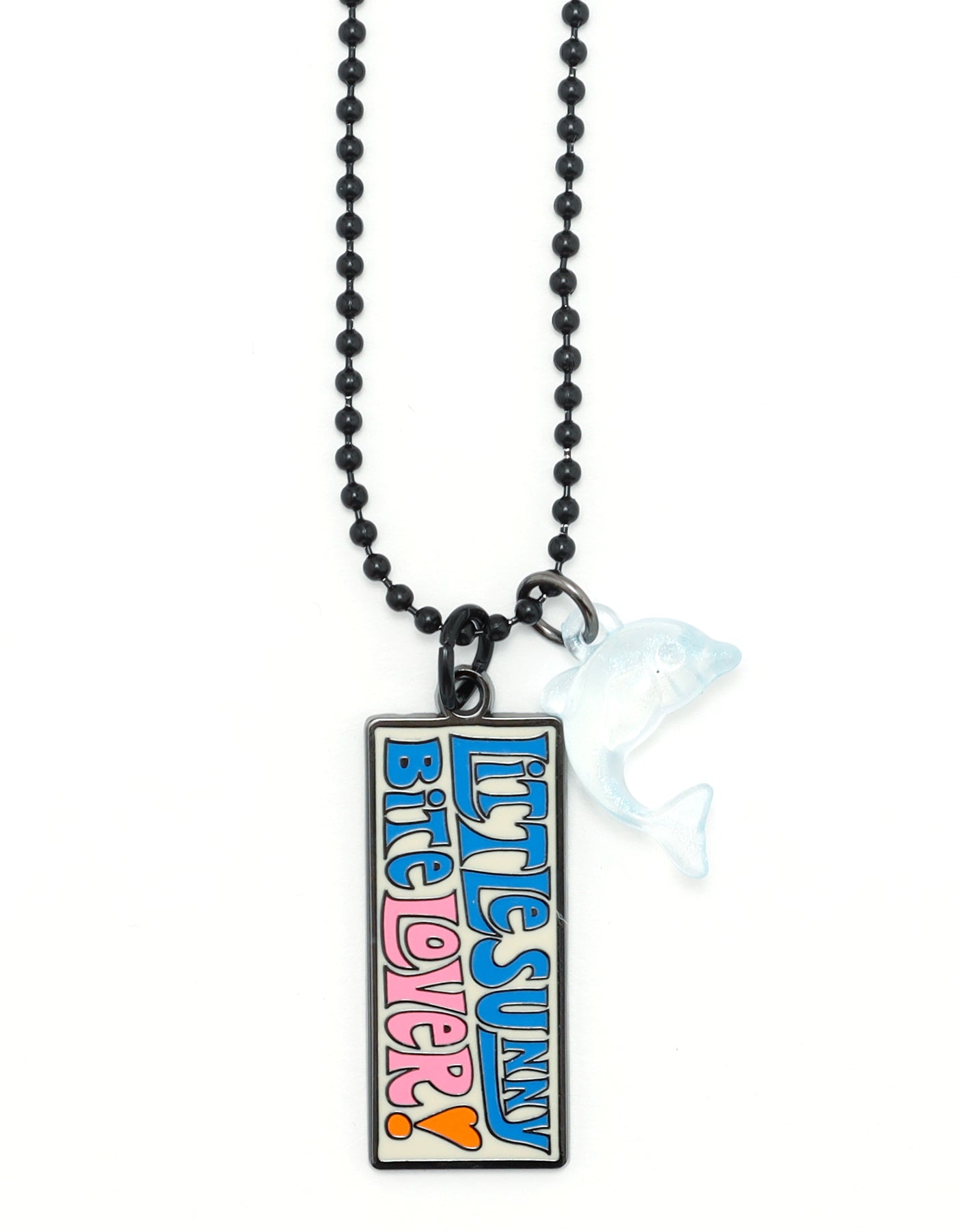 little sunny bite (リトルサニーバイト)plate.necklace / PURPLE