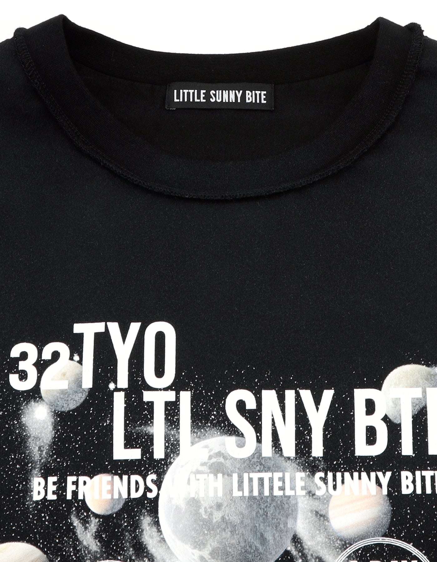 cosmic big tee / BLACK