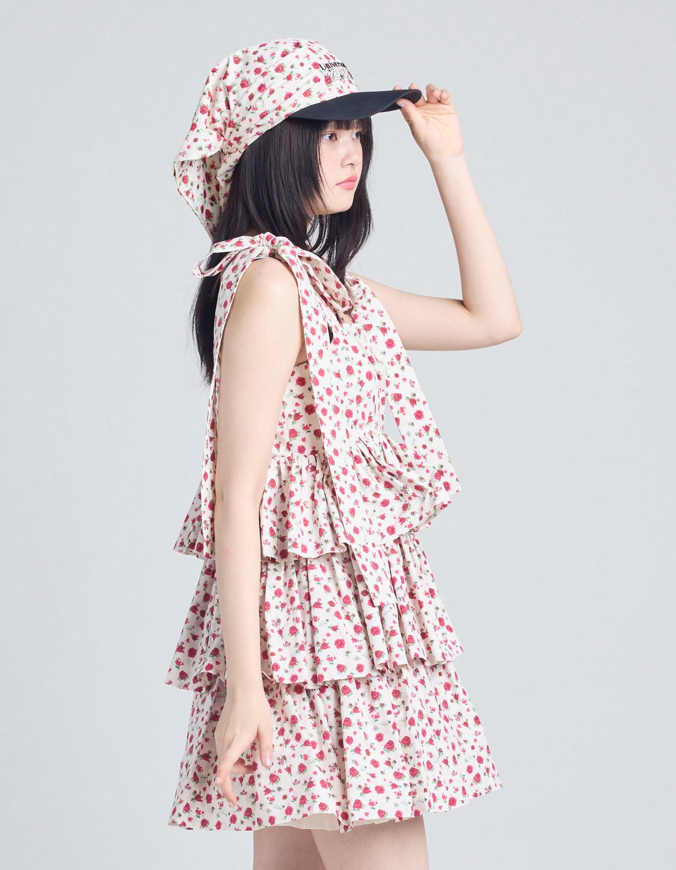 ワンピース Little sunny bite rose tiered dress little sunny bite (リトルサニーバイト)rose tiered dress / IVORY