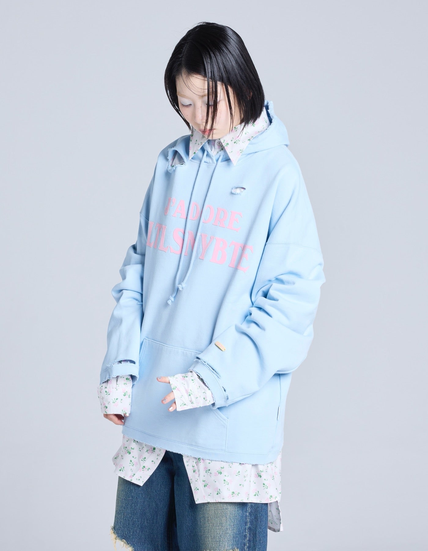 Jadore LSB hoodie / BLUE