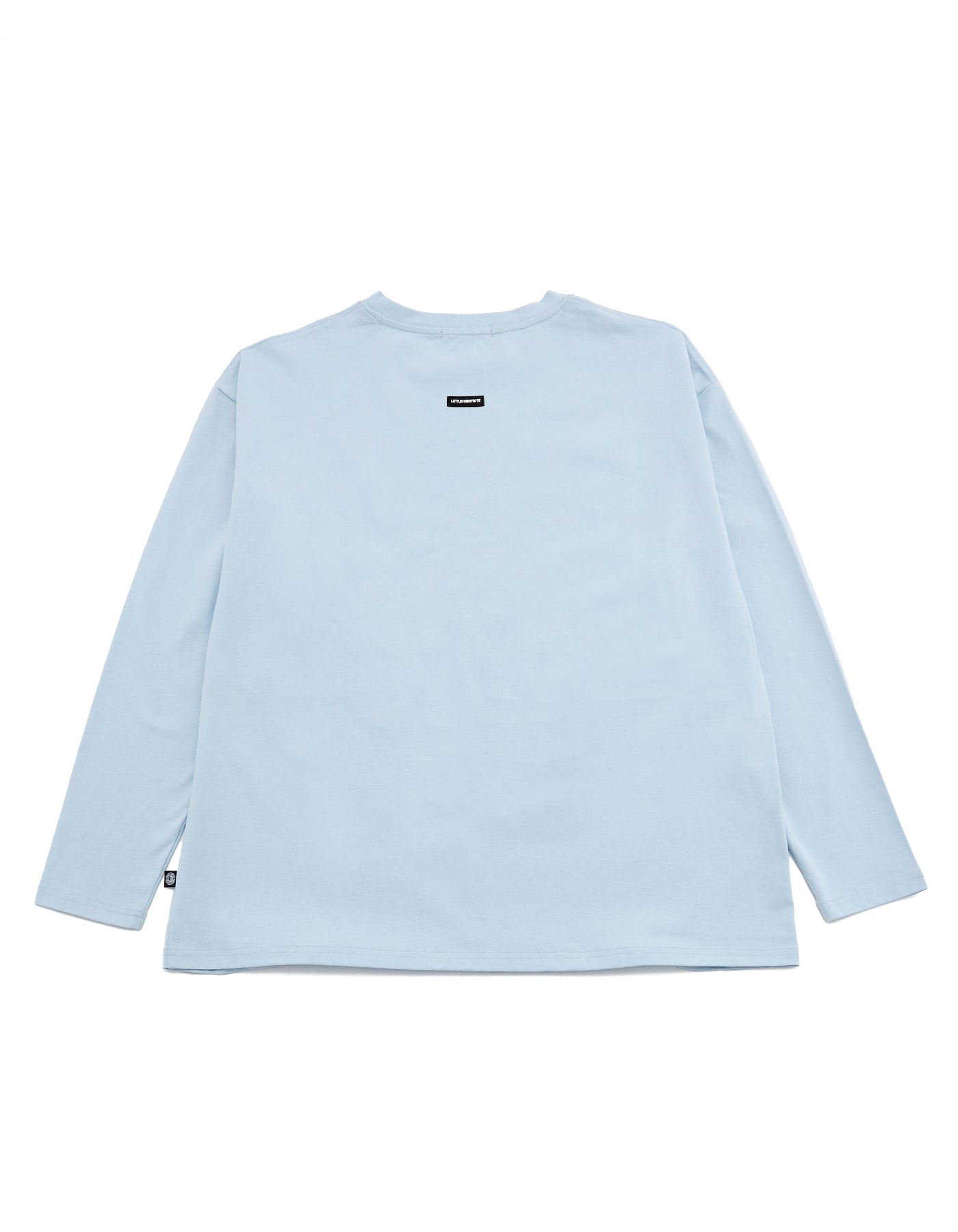 graphic pocket long tee / BLUE