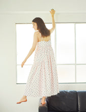画像をギャラリービューアに読み込む, cherry long dress / PINK