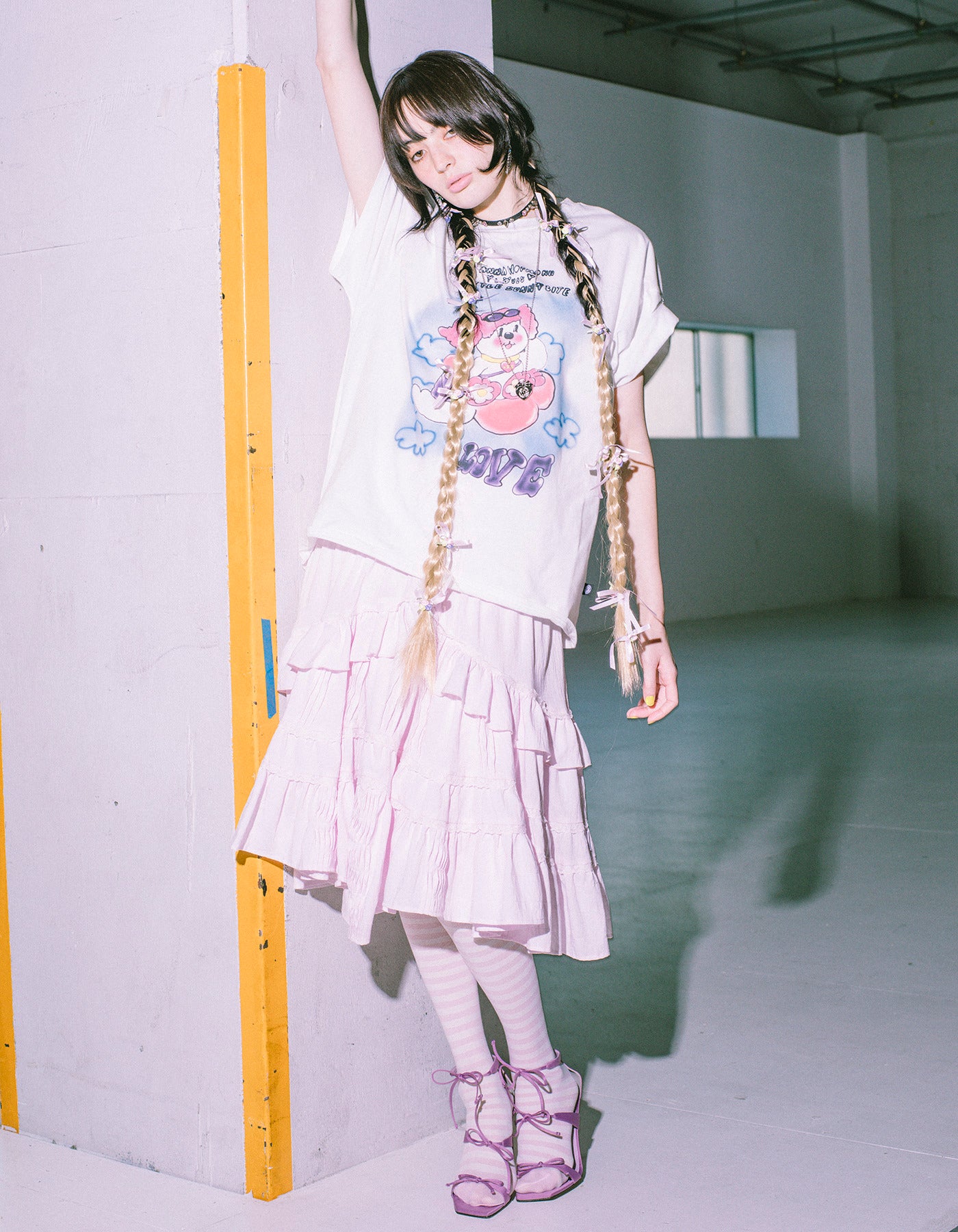 little sunny bite♡ウサギフォトビッグロンT little sunny bite - little sunny bite♡ウサギフォトビッグロンTの