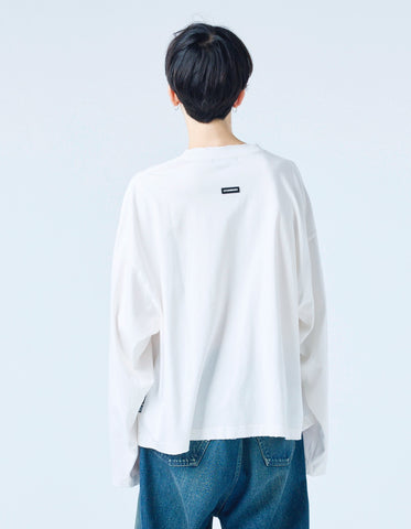 【PRE-ORDER】stranger things x little sunny bite graphic long tee / WHITE