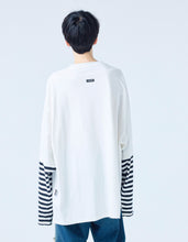 画像をギャラリービューアに読み込む, 【PRE-ORDER】stranger things x little sunny bite graphic fake layered long tee / WHITE