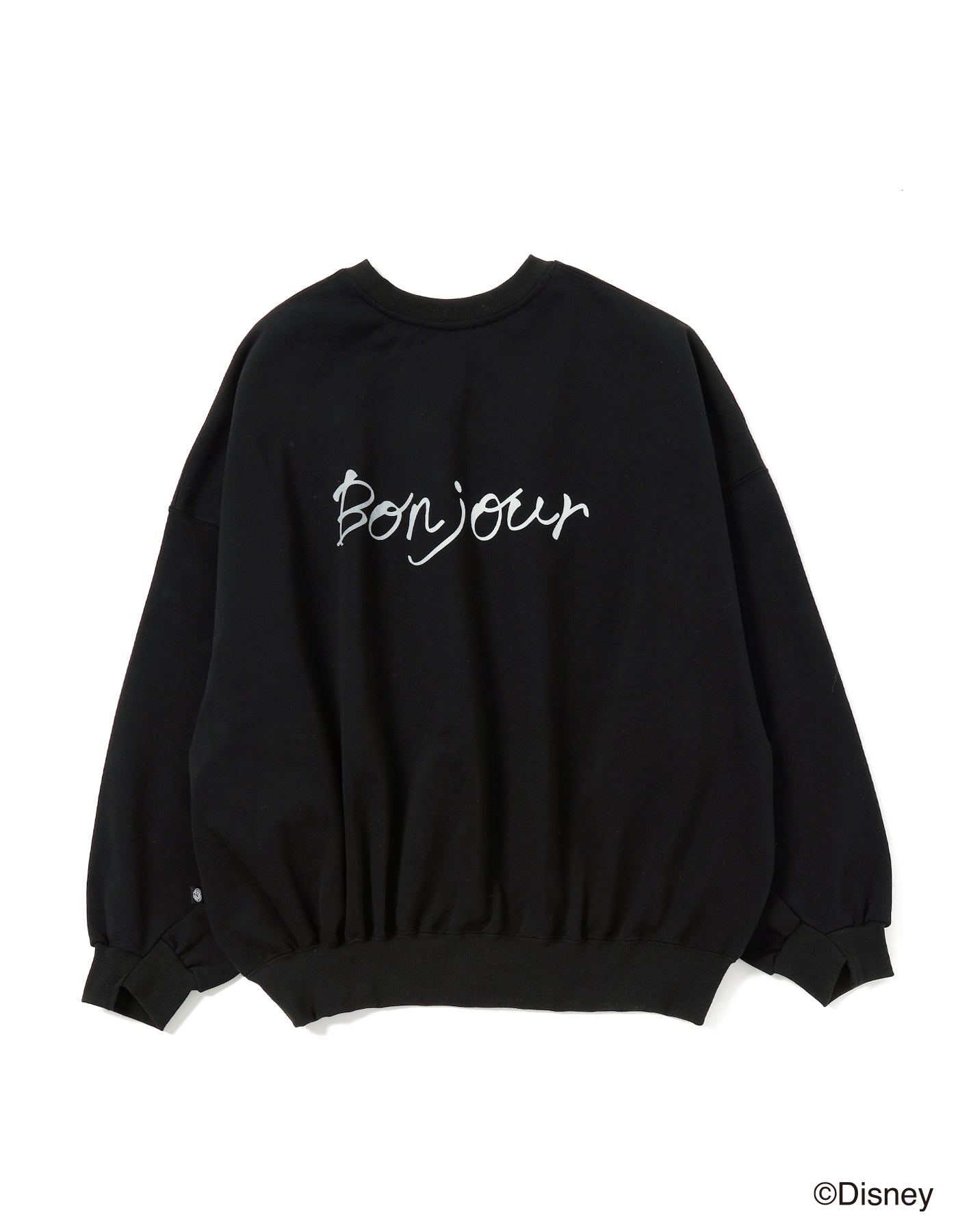 marie sweat top / BLACK