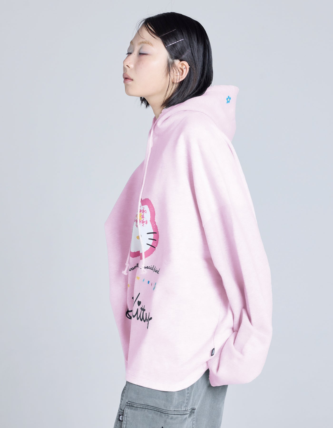 hello kitty x little sunny bite hoodie / PINK
